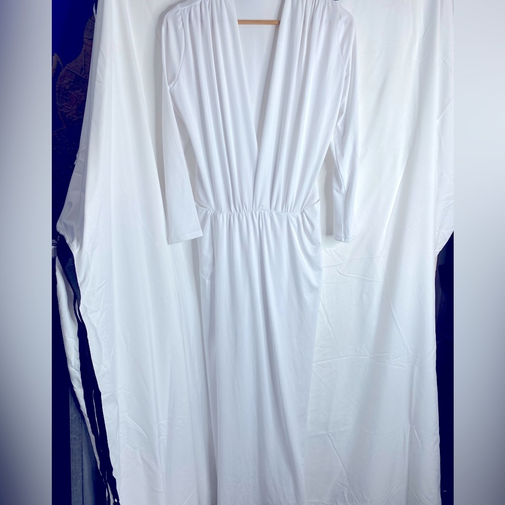 Hip high slit dress
